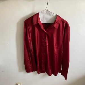 Banana Republic Red Classic Fit Shirt